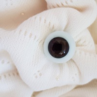 Newborn Soft Brown Human Eyes Full Round